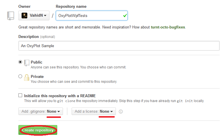 مراحل ارسال یک پروژهی Visual Studio به GitHub github02